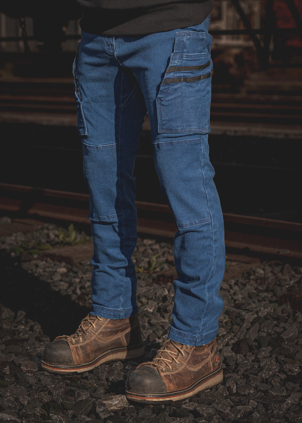 FX-1 Slim Work Jeans Force Blue