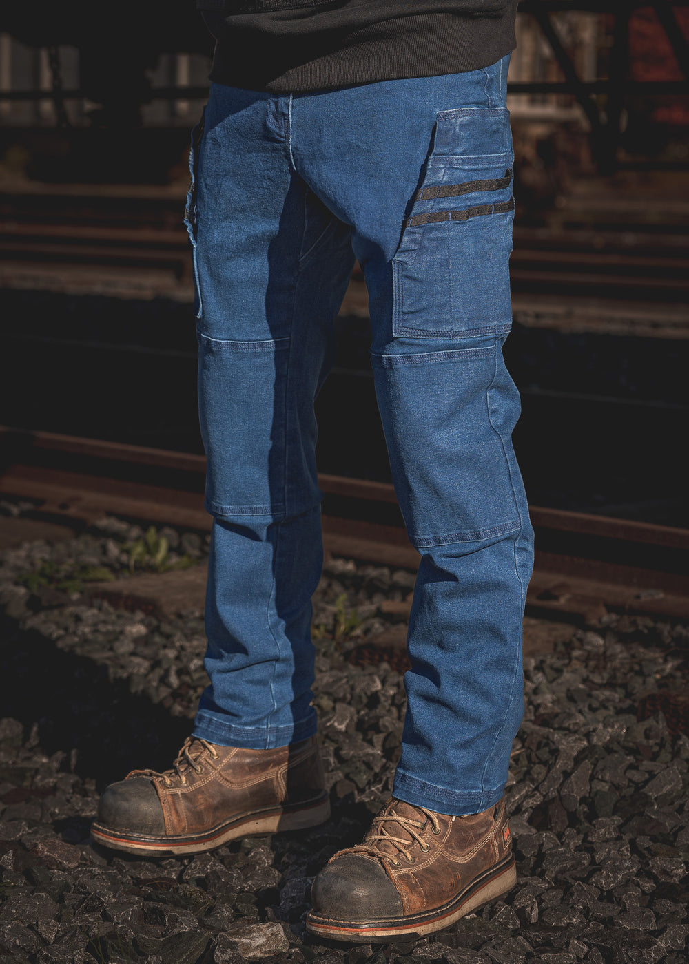 RX-1 Relaxed Work Jeans Force Blue