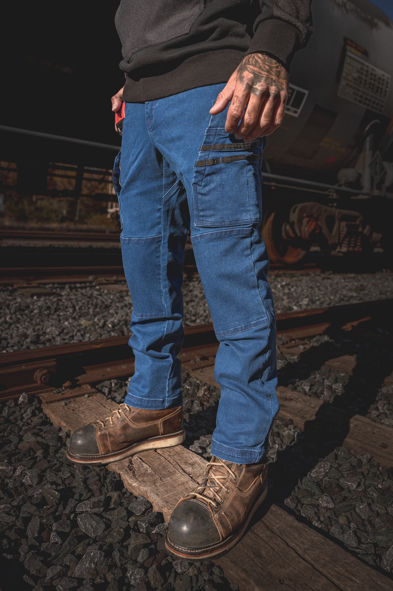 
                  
                    RX-1 Relaxed Work Jeans Force Blue
                  
                