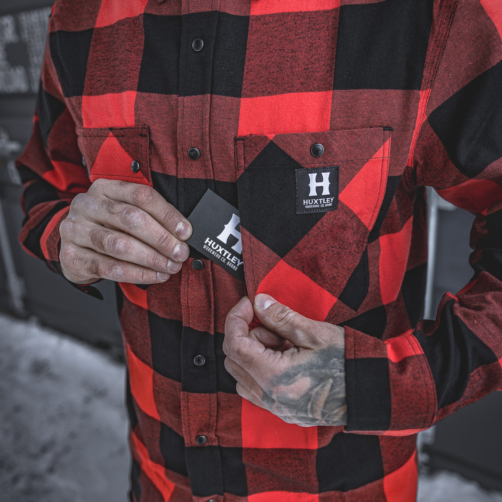 
                  
                    HD-57 Flex Flannel Vintage Red/ Black
                  
                