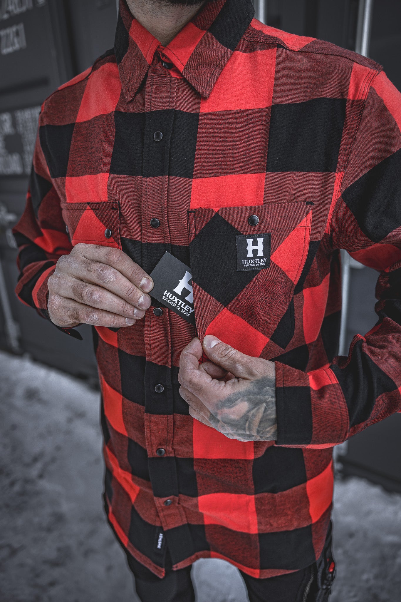 
                  
                    HD-57 Flex Flannel Vintage Red/ Black
                  
                