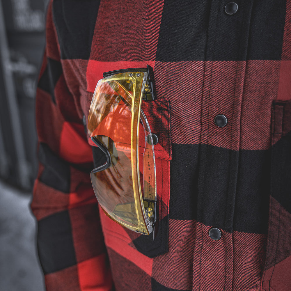 
                  
                    HD-57 Flex Flannel Vintage Red/ Black
                  
                