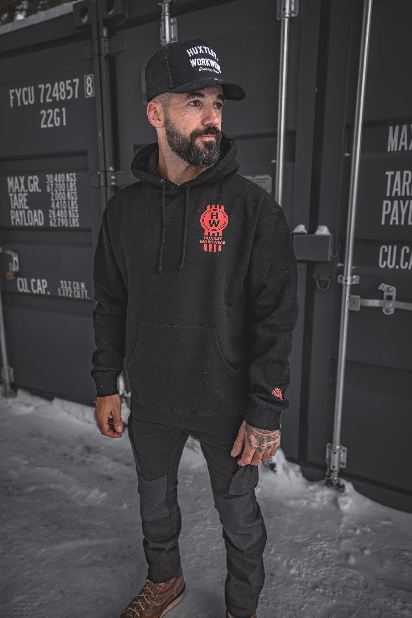 
                  
                    HX-717 Heavyweight Hoodie "Heavy Haulers Club"
                  
                