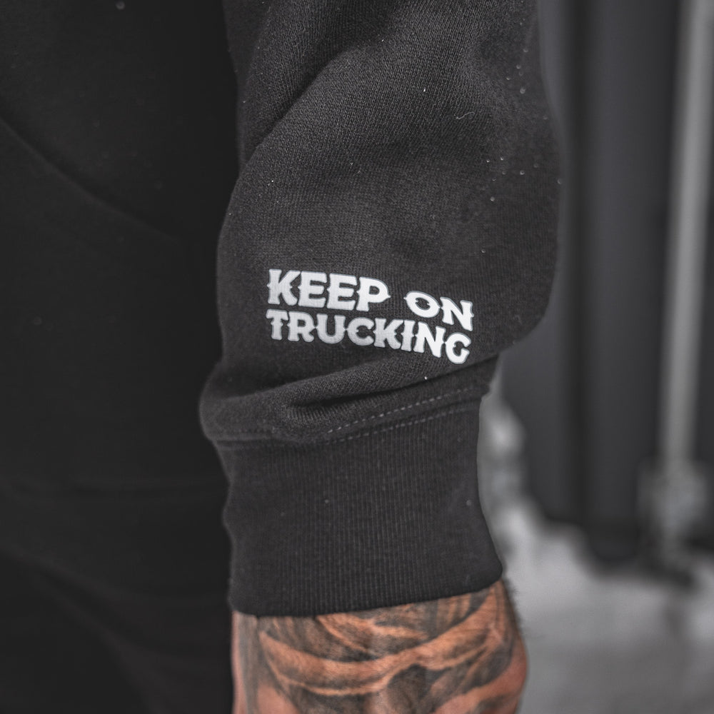 
                  
                    HX-717 Heavyweight Hoodie "Keep On Trucking"
                  
                