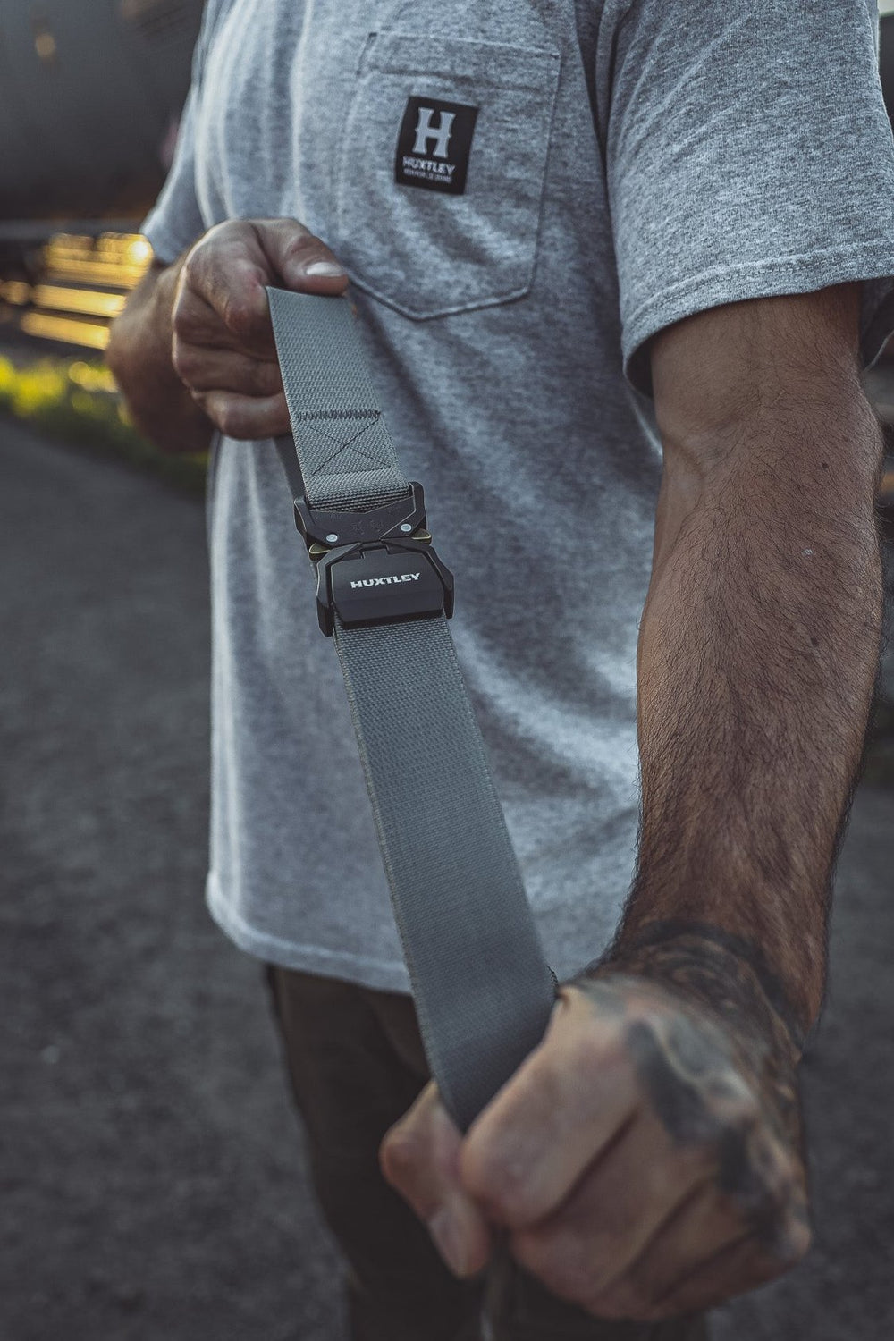 BX-95 Stretch Belt Gunmetal