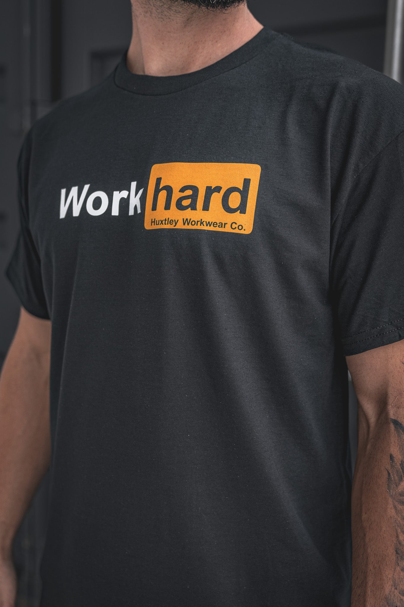 
                  
                    HX-891 "Work Hard" Tee
                  
                