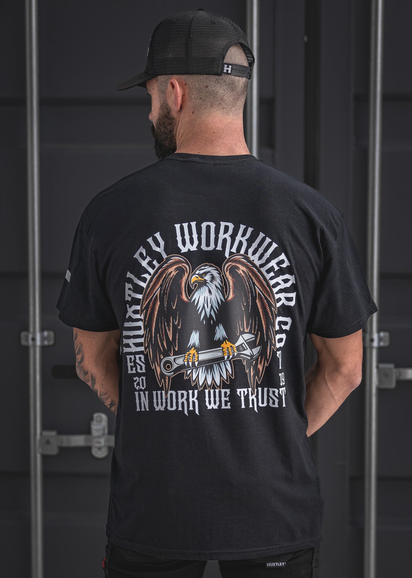 
                  
                    HX-891 "In Work We Trust" Tee
                  
                