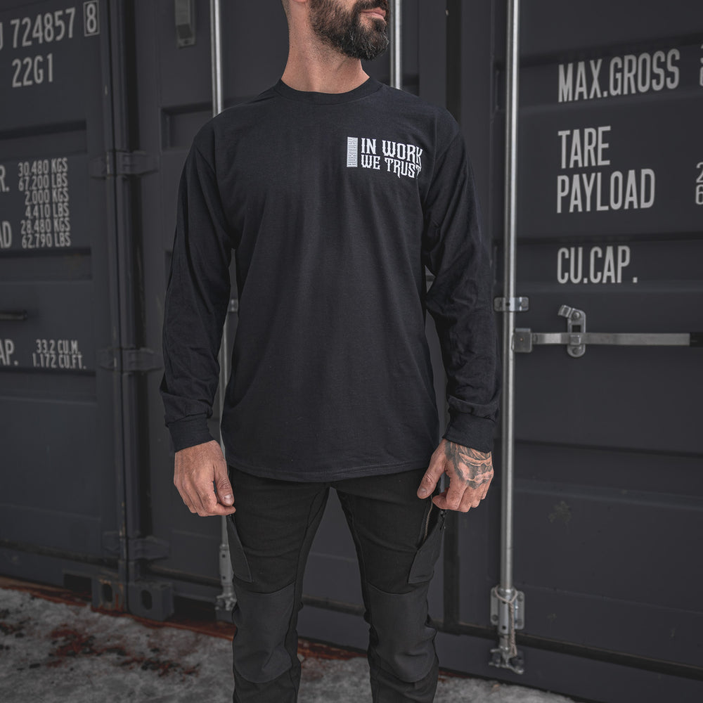 
                  
                    HX-226 "In Work We Trust" L/S Tee
                  
                