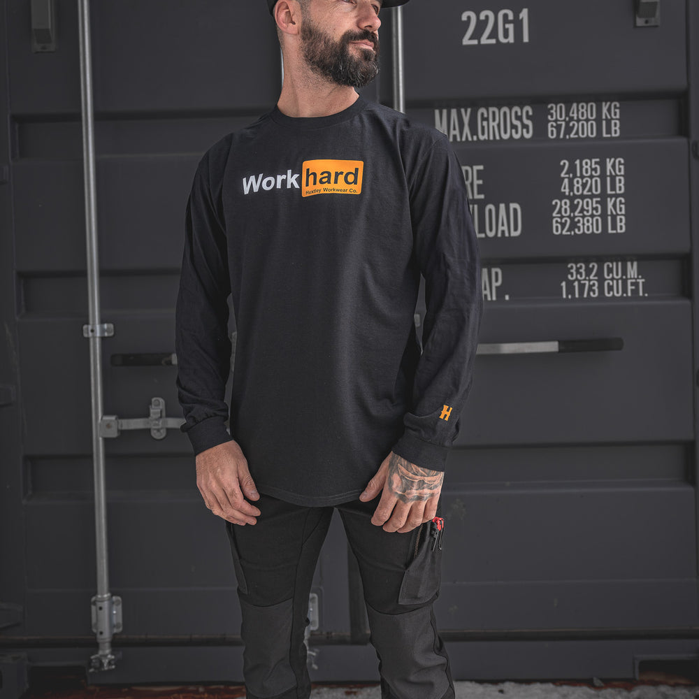 
                  
                    HX-226 L/S Tee "Work Hard"
                  
                