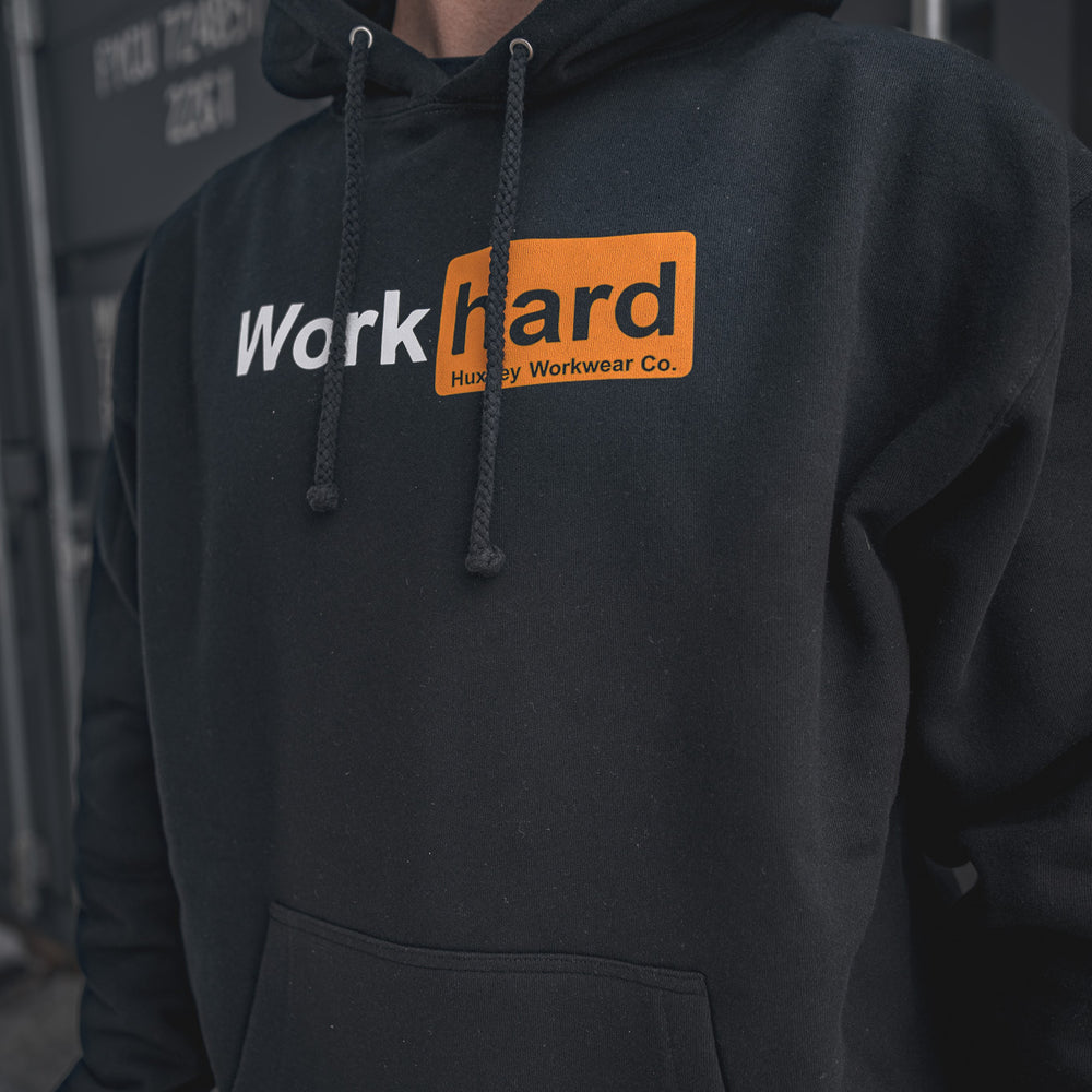 
                  
                    HX-717 Heavyweight Hoodie "Work Hard"
                  
                