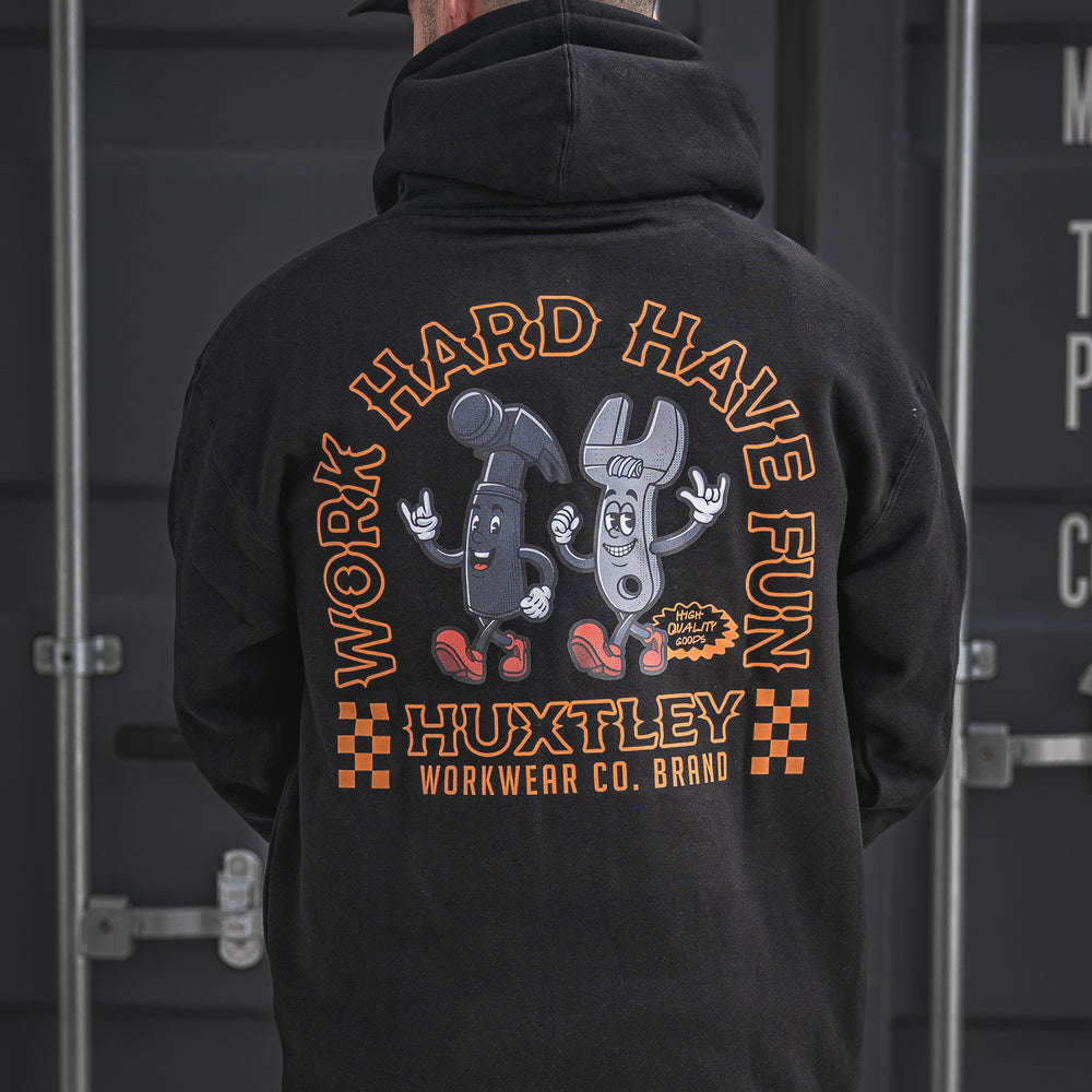 
                  
                    HX-717 Heavyweight Hoodie "Work Hard Have Fun"
                  
                