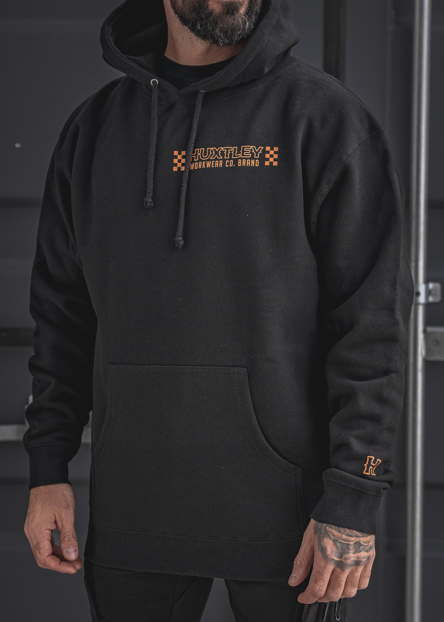 
                  
                    HX-717 Heavyweight Hoodie "Work Hard Have Fun"
                  
                