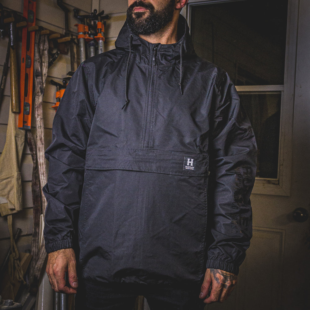 AK-245 Waterproof Anorak Blackout