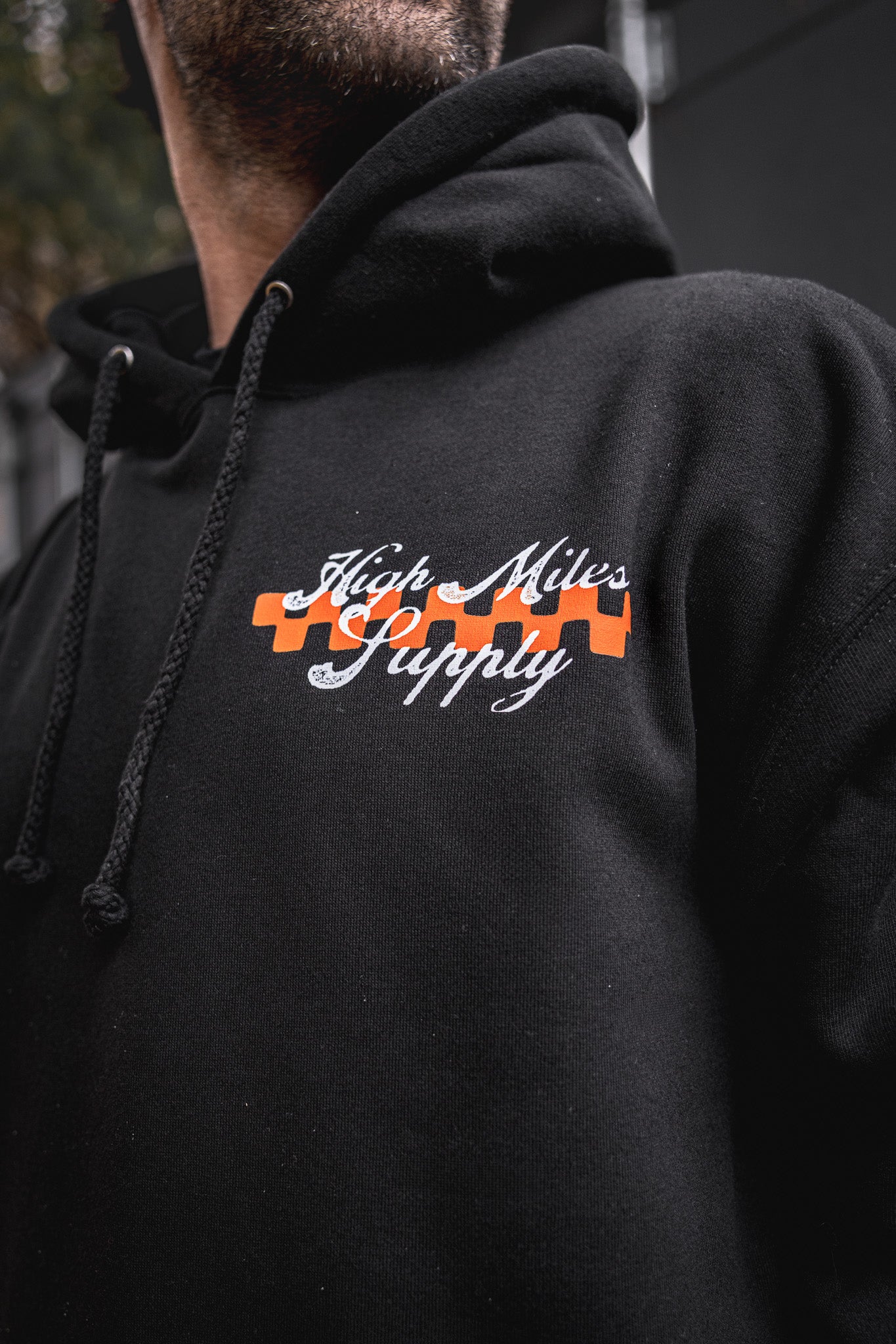 
                  
                    HX-717 Heavyweight Hoodie "High Miles Supply"
                  
                