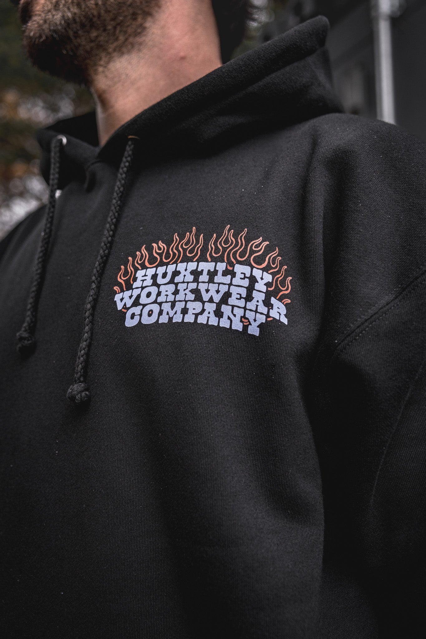 
                  
                    HX-717 Heavyweight Hoodie "No Days Off"
                  
                