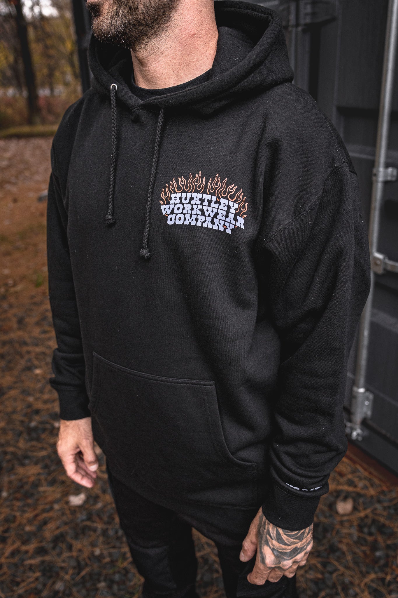 
                  
                    HX-717 Heavyweight Hoodie "No Days Off"
                  
                