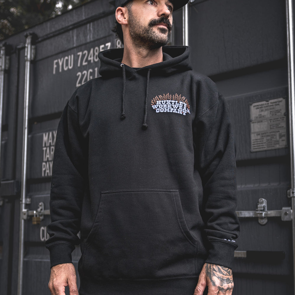 
                  
                    HX-717 Heavyweight Hoodie "No Days Off"
                  
                