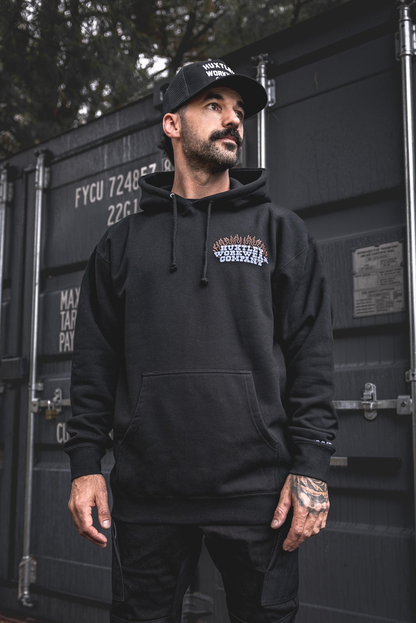 
                  
                    HX-717 Heavyweight Hoodie "No Days Off"
                  
                