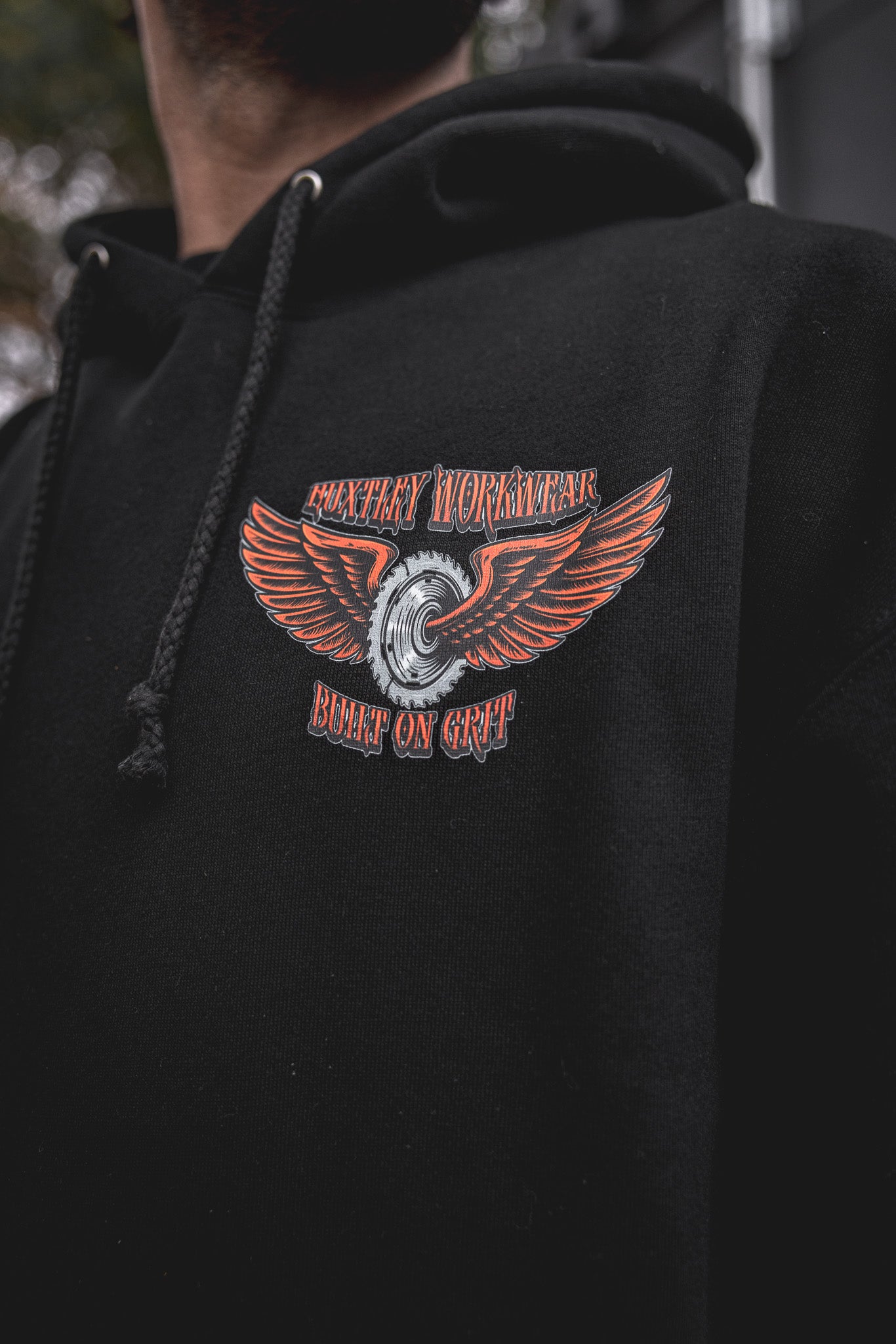 
                  
                    HX-717 Heavyweight Hoodie "Built On Grit"
                  
                