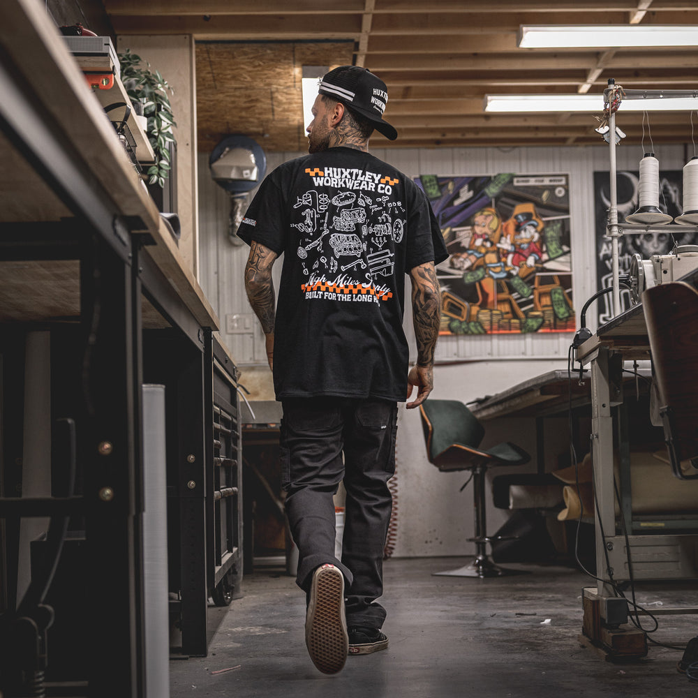 
                  
                    HX-891 "High Miles Supply" Tee
                  
                