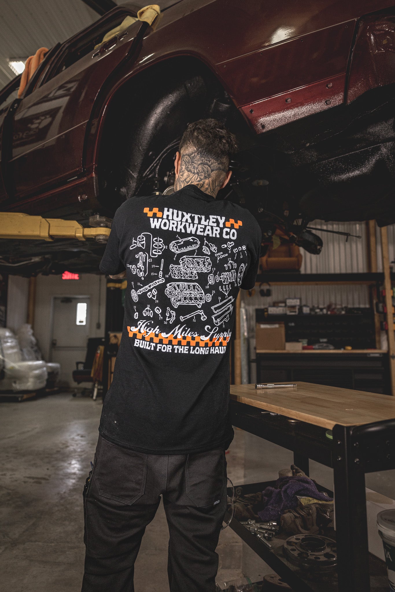 
                  
                    HX-891 "High Miles Supply" Tee
                  
                