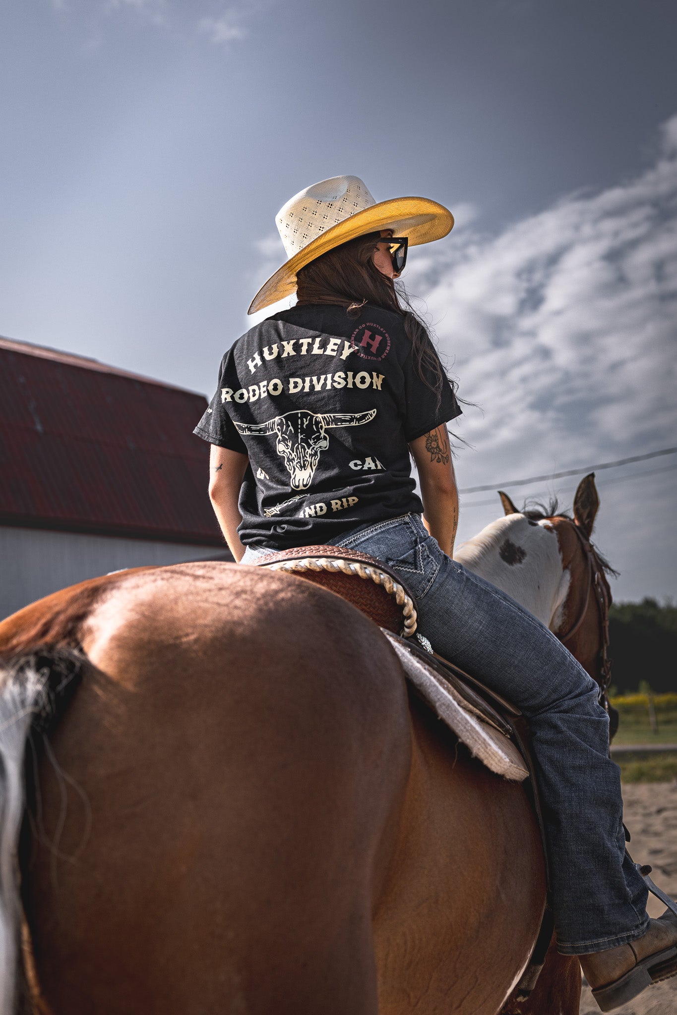 
                  
                    HX-891 "Rodeo Division" Tee Black/ Sand
                  
                
