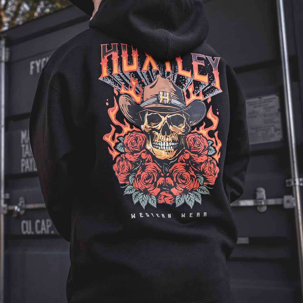 
                  
                    HX-717 Heavyweight Hoodie "Western Wear"
                  
                