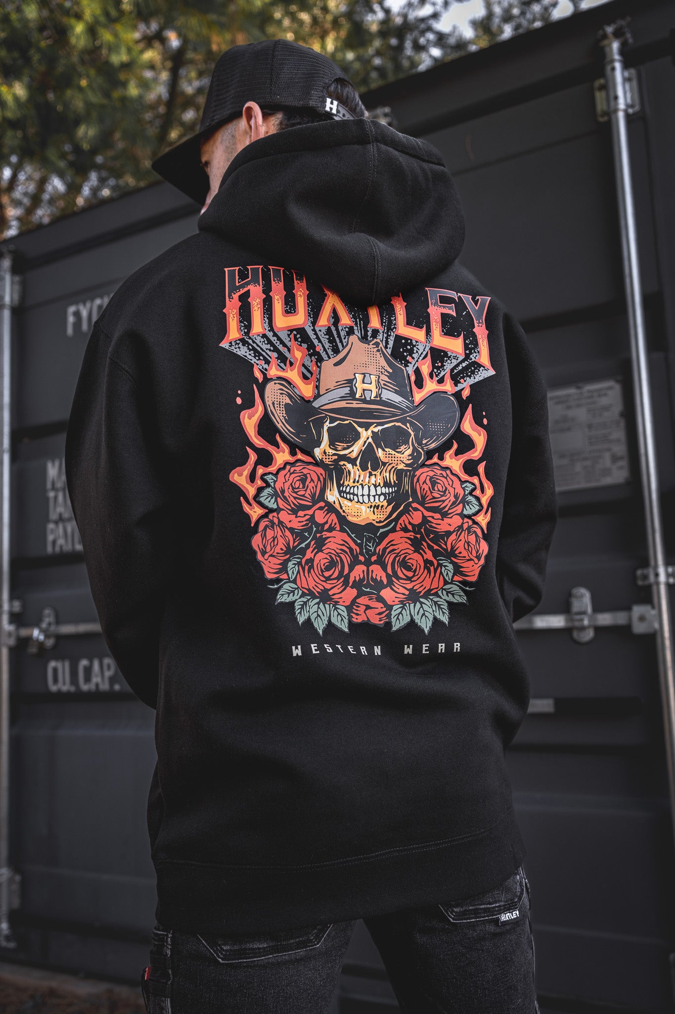 
                  
                    HX-717 Heavyweight Hoodie "Western Wear"
                  
                