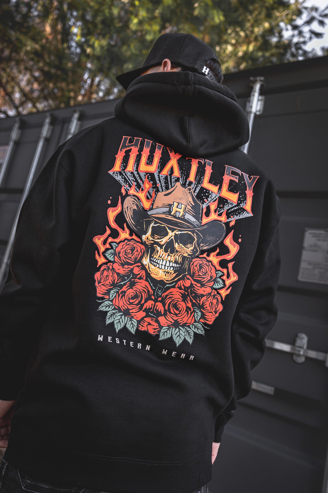
                  
                    HX-717 Heavyweight Hoodie "Western Wear"
                  
                