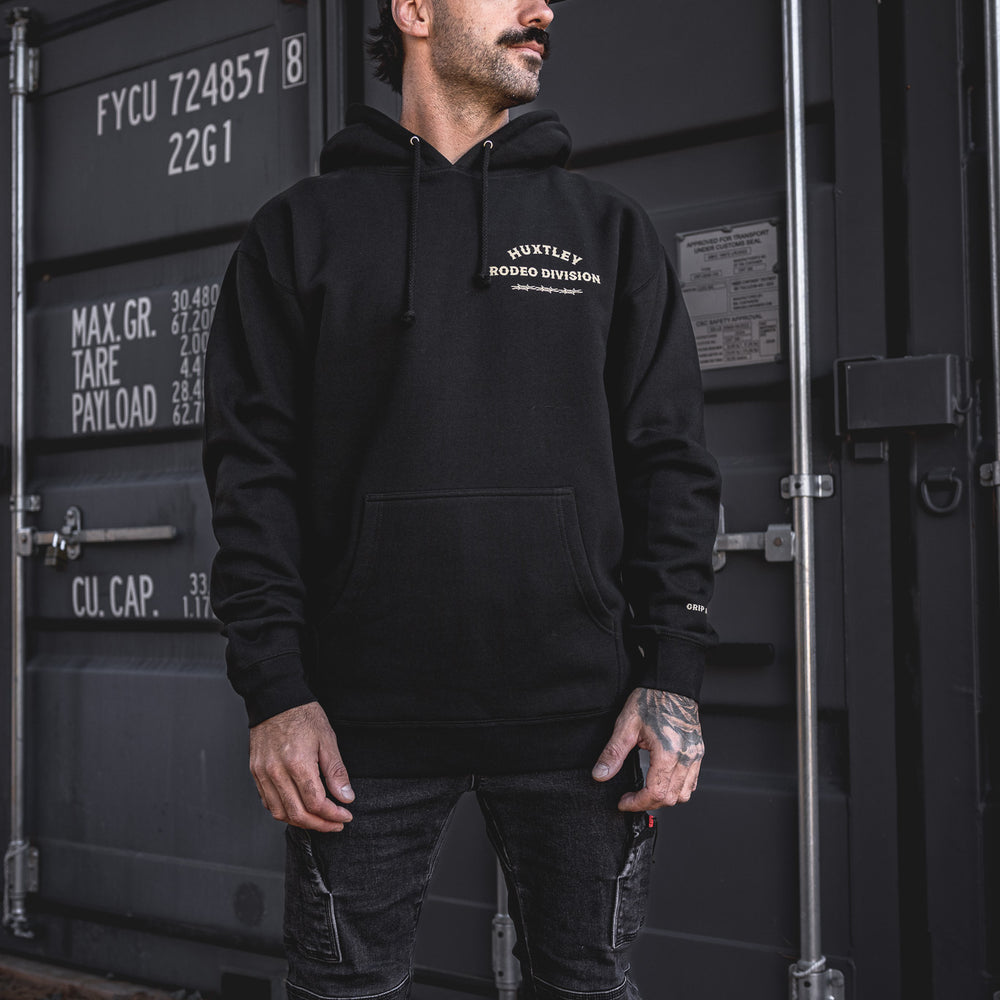 
                  
                    HX-717 Heavyweight Hoodie "Rodeo Division" Black/ Sand
                  
                