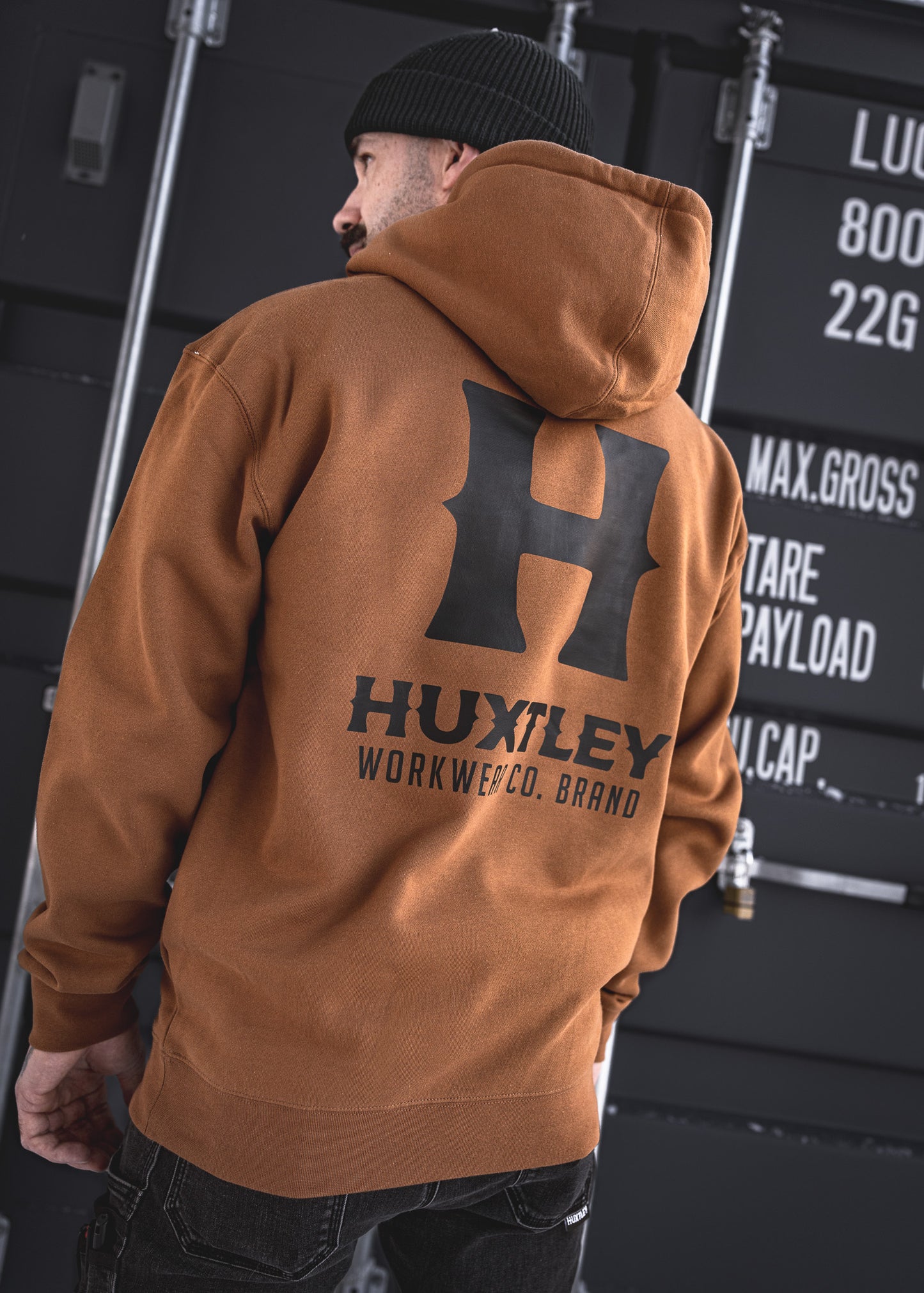
                  
                    HX-717 Heavyweight Hoodie "Full Print" Whiskey/ Black
                  
                