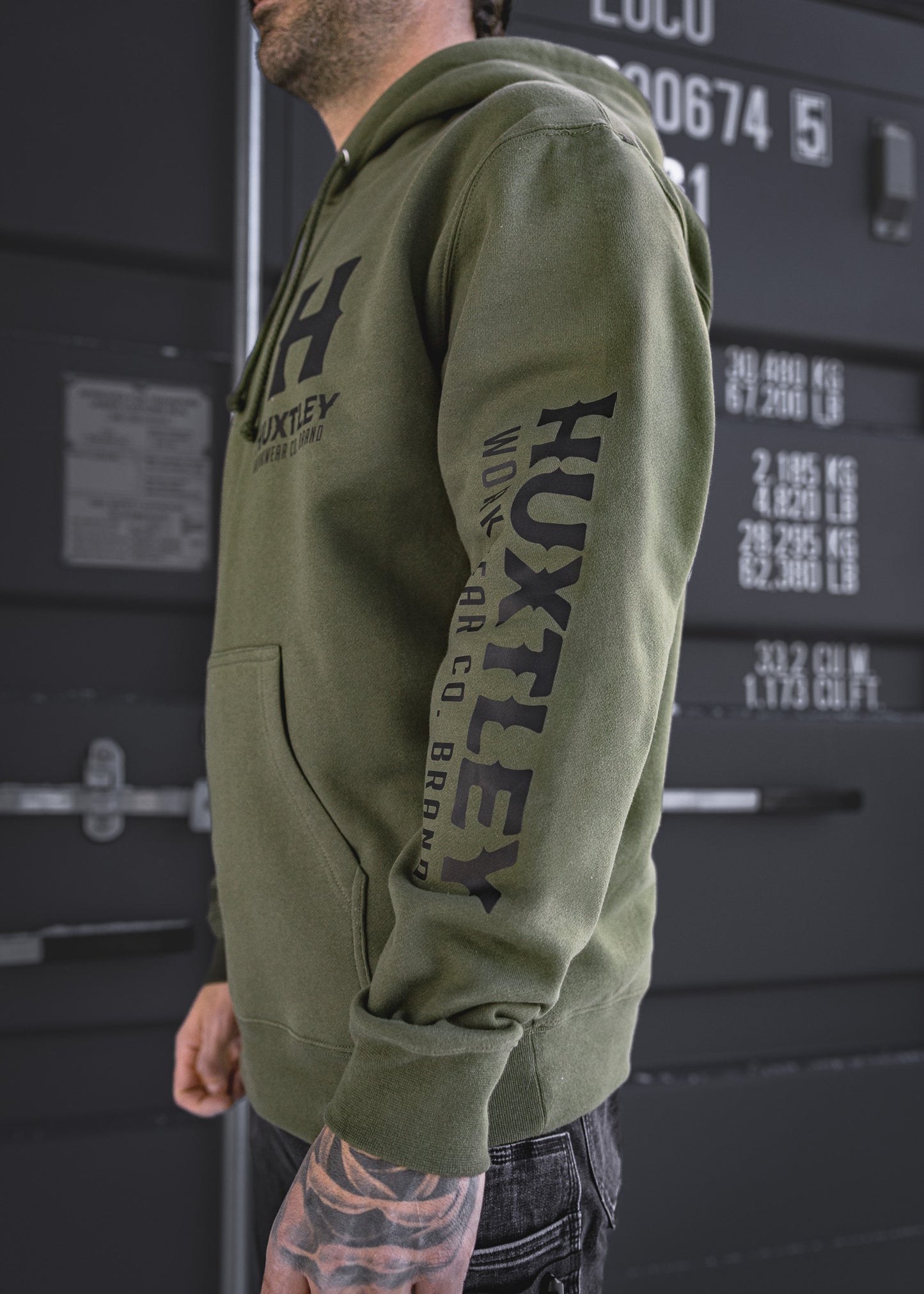 
                  
                    HX-717 Heavyweight Hoodie "Full Print" Olive/ Black
                  
                