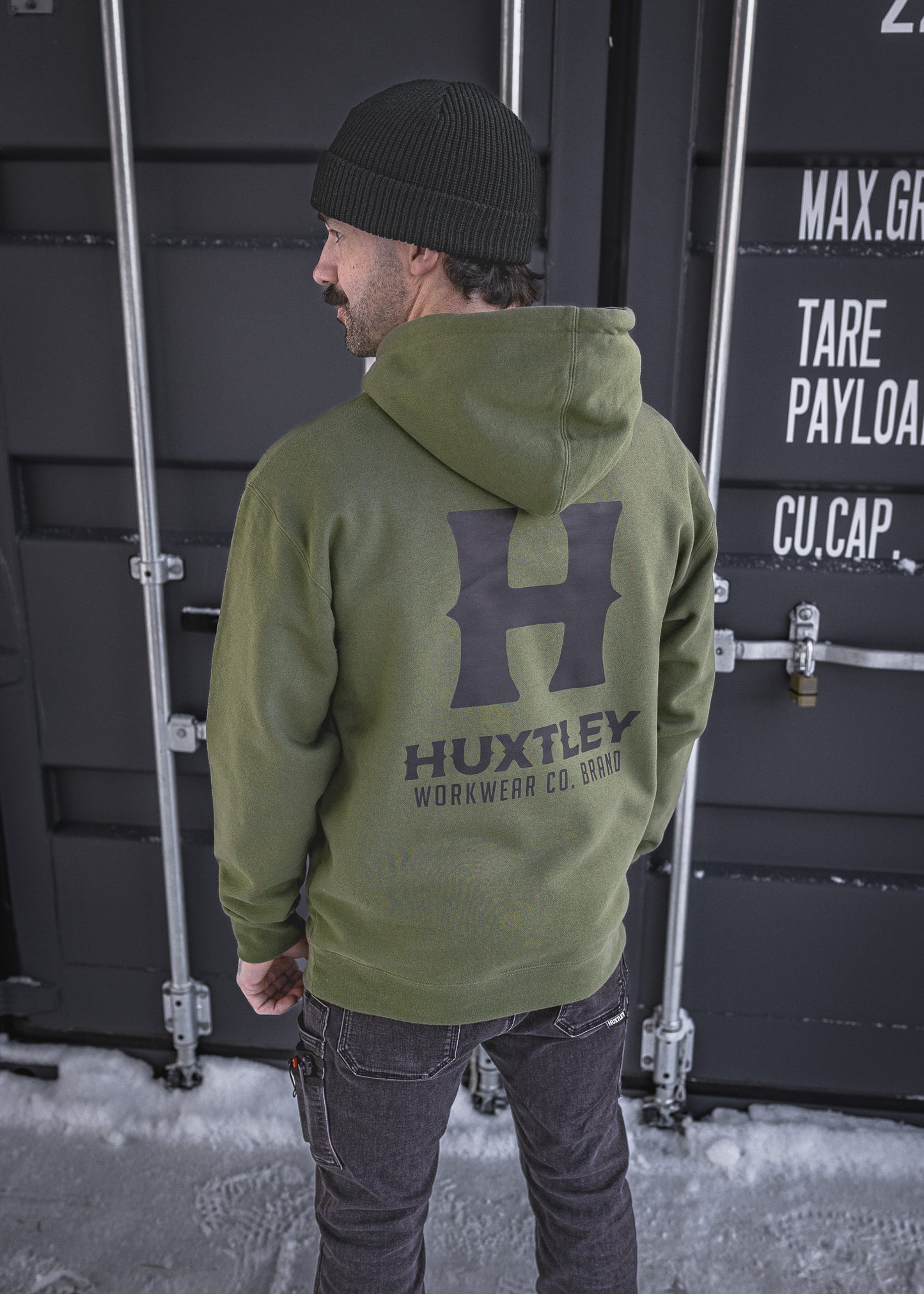
                  
                    HX-717 Heavyweight Hoodie "Full Print" Olive/ Black
                  
                