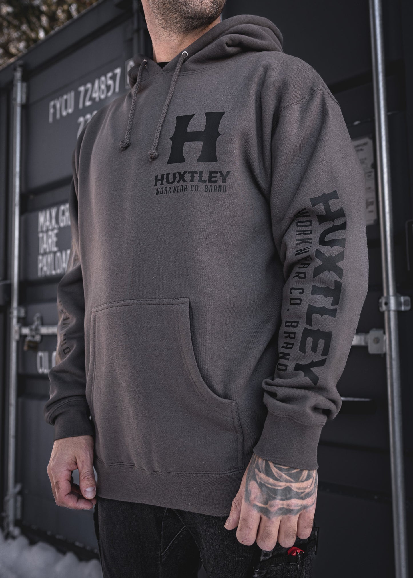 
                  
                    HX-717 Heavyweight Hoodie "Full Print" Gunmetal/ Black
                  
                
