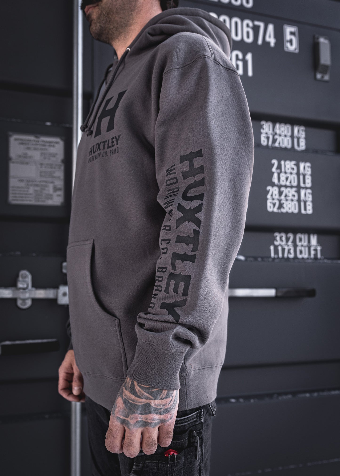 
                  
                    HX-717 Heavyweight Hoodie "Full Print" Gunmetal/ Black
                  
                