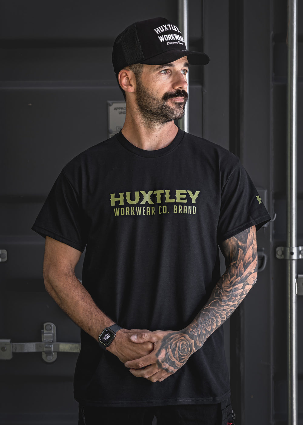 HX-891 Tee Black/ Olive