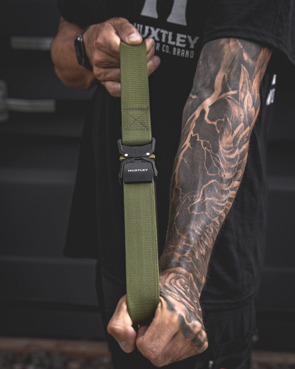 BX-95 Stretch Belt O.D. Green