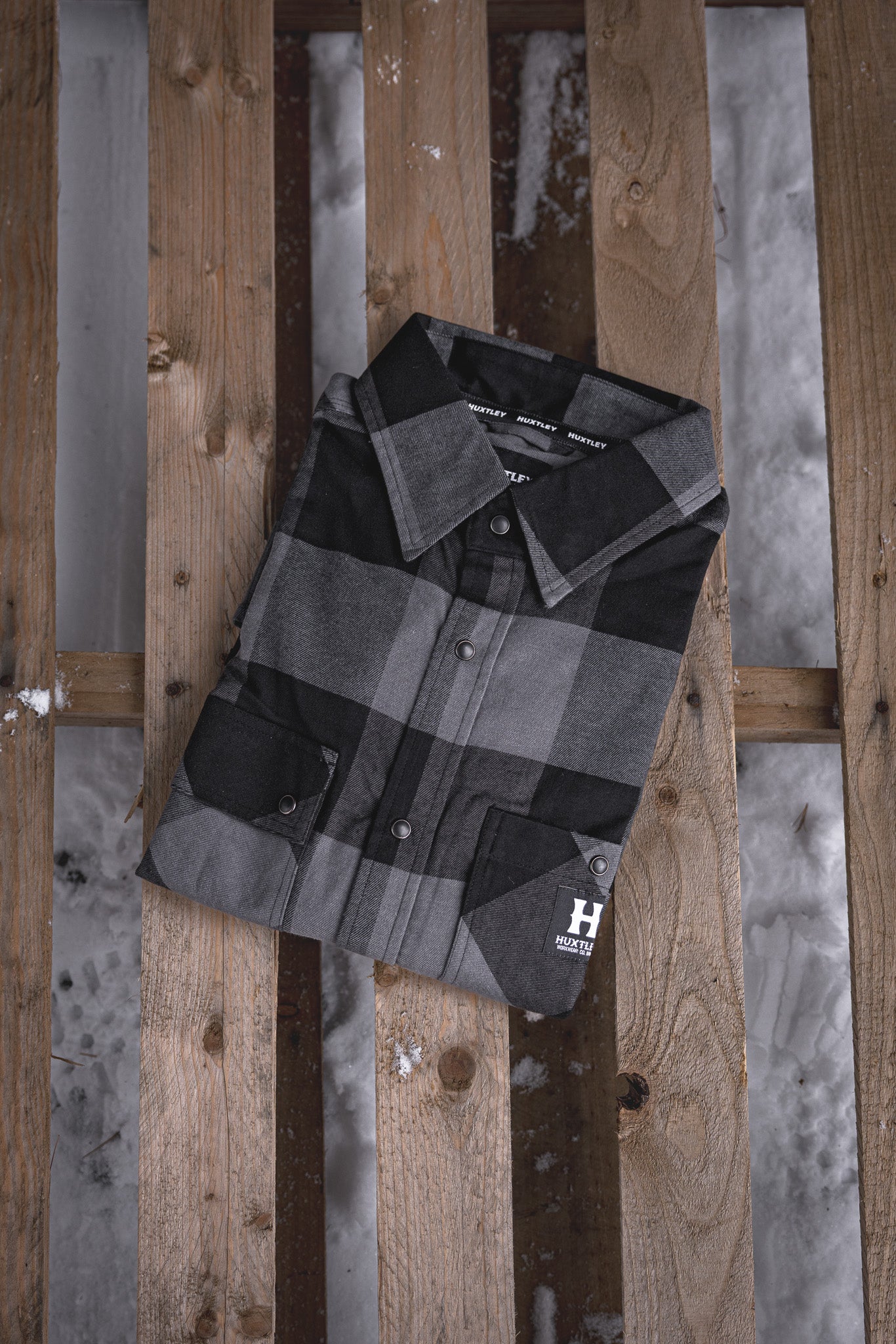 
                  
                    HD-57 Flex Flannel Charcoal/ Black
                  
                