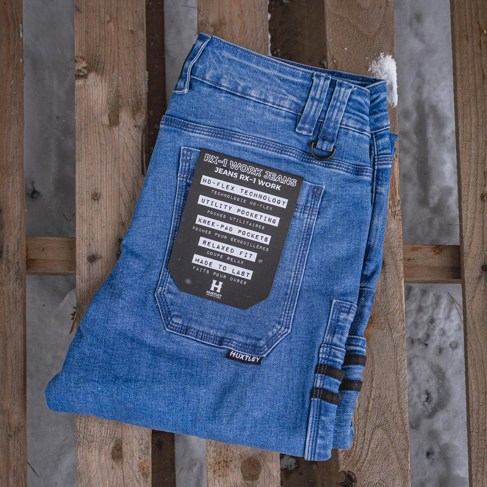 
                  
                    RX-1 Relaxed Work Jeans Stonewashed Blue
                  
                