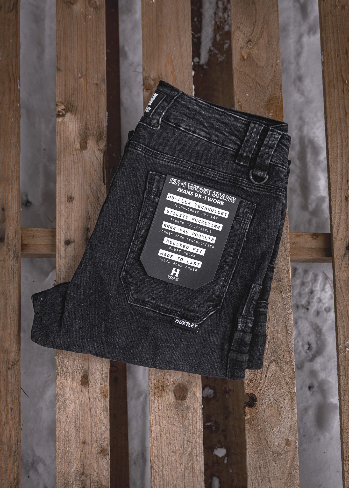 
                  
                    RX-1 Relaxed Work Jeans Stonewashed Black
                  
                