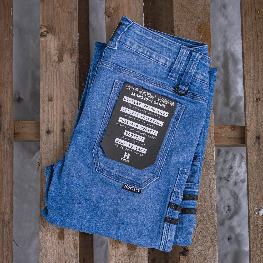 
                  
                    BX-1 Bootcut Work Jeans Stonewashed Blue
                  
                