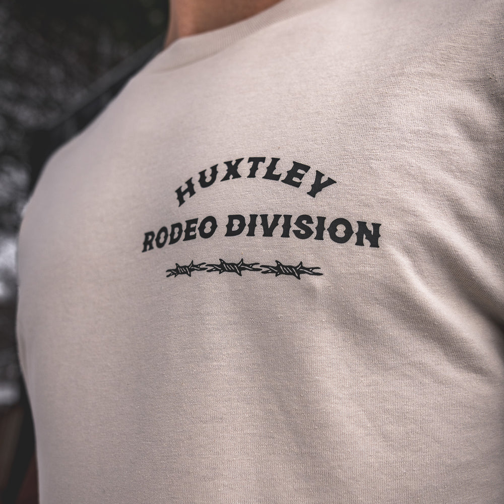 
                  
                    HX-891 "Rodeo Division" Tee Sand/ Black
                  
                