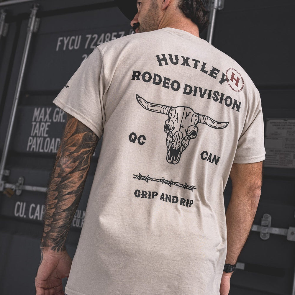 
                  
                    HX-891 "Rodeo Division" Tee Sand/ Black
                  
                