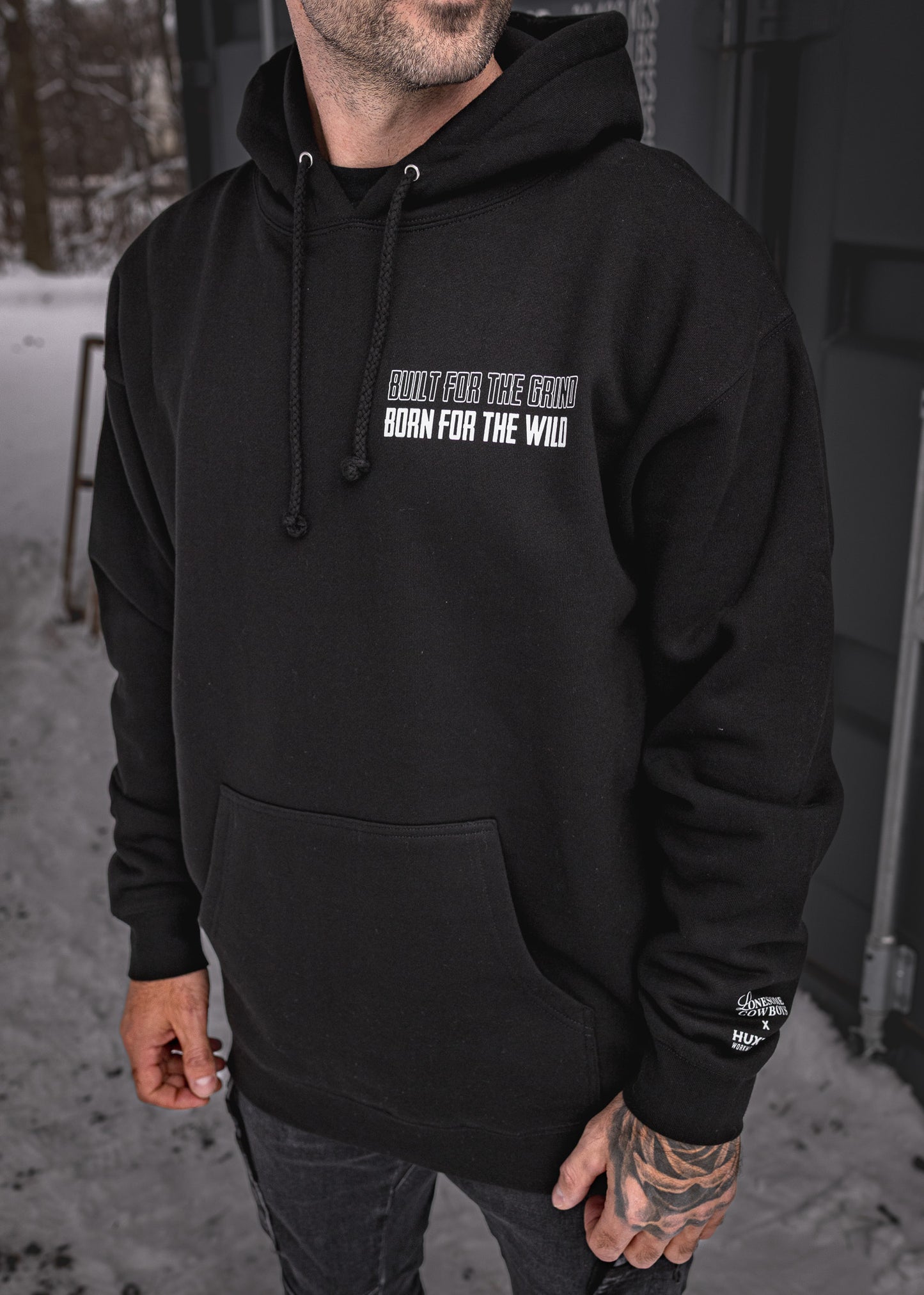 
                  
                    HX-717 Heavyweight Hoodie "Built for the grind - Born for the wild"
                  
                