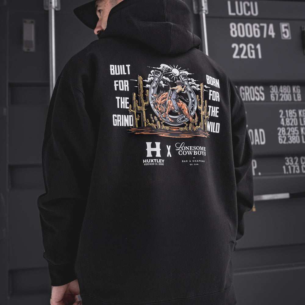 
                  
                    HX-717 Heavyweight Hoodie "Built for the grind - Born for the wild"
                  
                