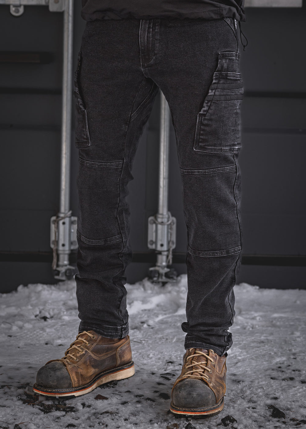 FX-1 Slim Work Jeans Stonewashed Black