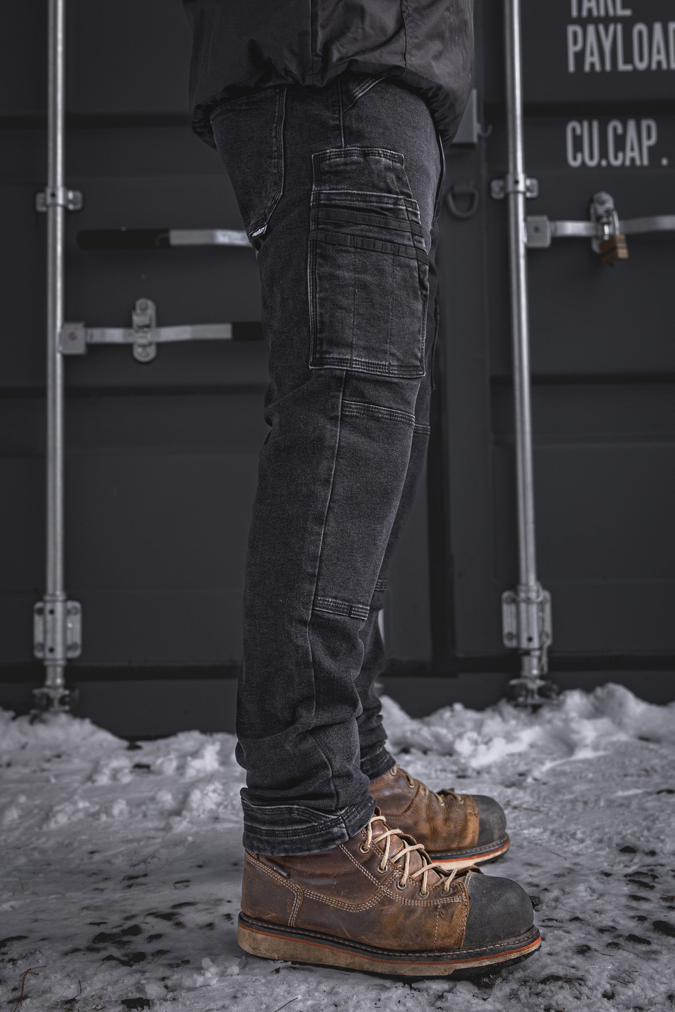
                  
                    FX-1 Slim Work Jeans Stonewashed Black
                  
                