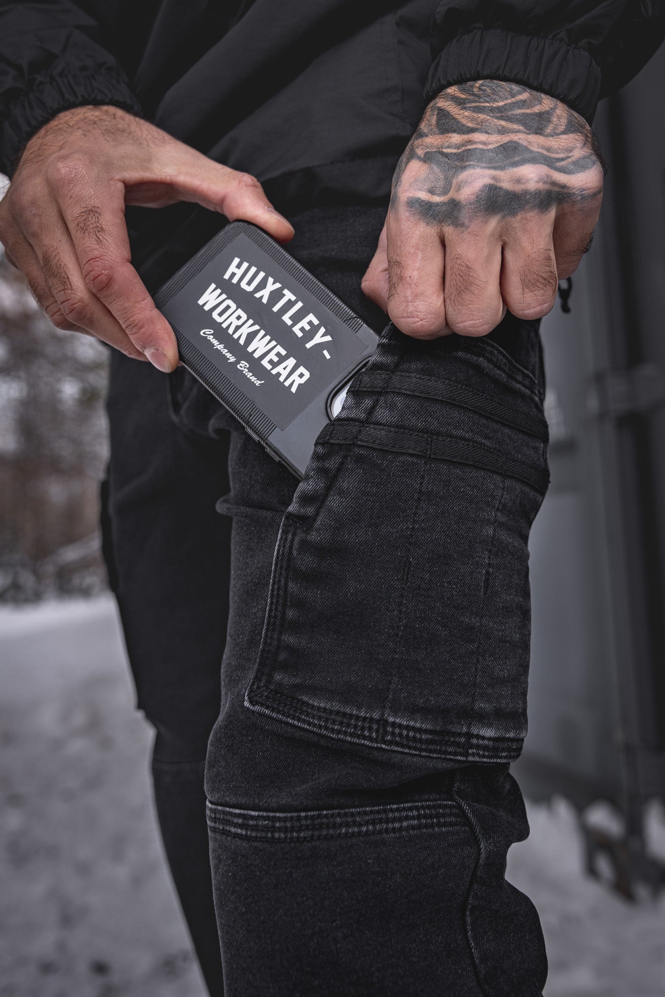 
                  
                    FX-1 Slim Work Jeans Stonewashed Black
                  
                