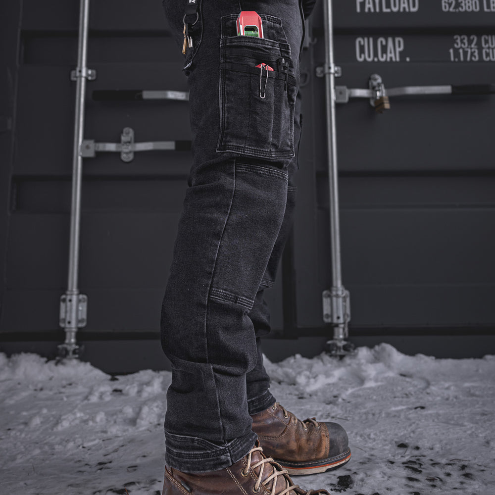 
                  
                    FX-1 Slim Work Jeans Stonewashed Black
                  
                