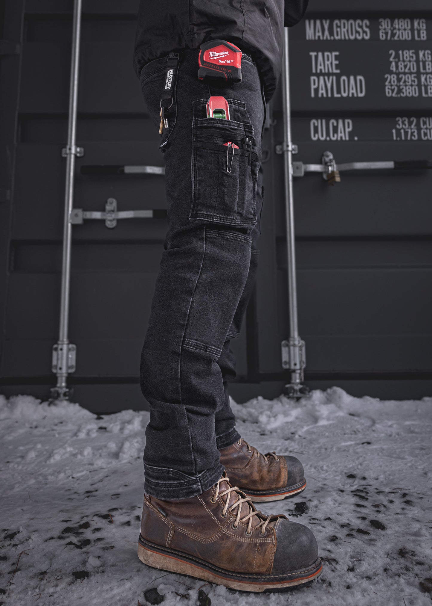 
                  
                    FX-1 Slim Work Jeans Stonewashed Black
                  
                